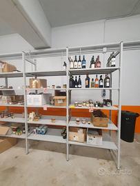 Scaffalatura magazzino 75 ripiani 100×50 h 2,50