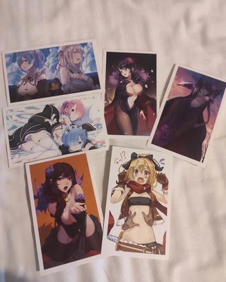 Cartoline anime manga rem ram re zero