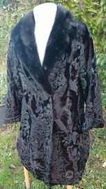 Cappotto in pelliccia vera Astrakan