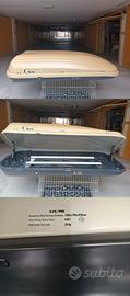 Box tetto auto Gev con barre attacchi Opel Meriva 