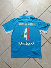 Maglia SSC Napoli Campioni d' Italia 4 scudetto 