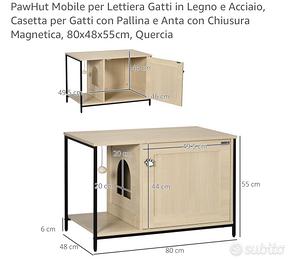 Mobile lettiera gatto