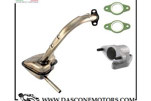 MARMITTA PIAGGIO VESPA 50CC CON GUARNIZIONI E COLL