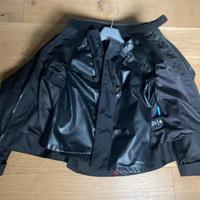 due giacche moto, uomo, donna