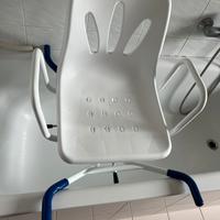 Sedia girevole per vasca