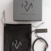 Bracciale in cuoio semirigido