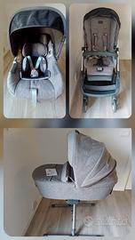 Trio Inglesina Aptica colore grigio