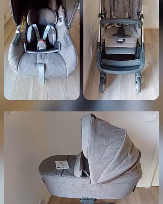 Trio Inglesina Aptica colore grigio