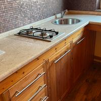 Cucina Completa Marmo e Legno Vero