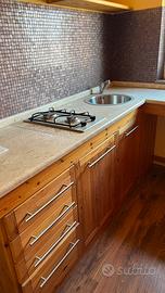 Cucina Completa Marmo e Legno Vero