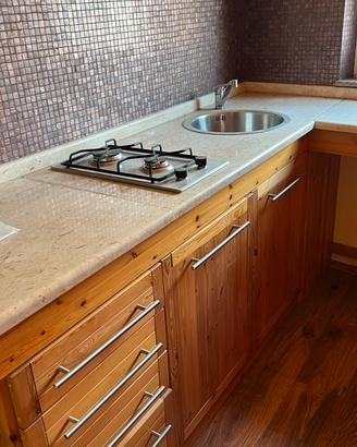 Cucina Completa Marmo e Legno Vero