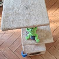 Cuccetta per Gatti con Gratta Unghie 