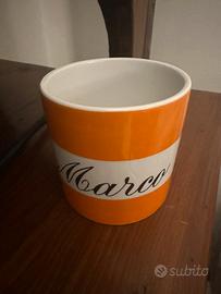 OVOMALTINA Tazza vintage ceramica Fontebasso  Tv