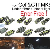 KIT 16 LAMPADE LED INTERNE PER VOLKSWAGEN VW GTI M