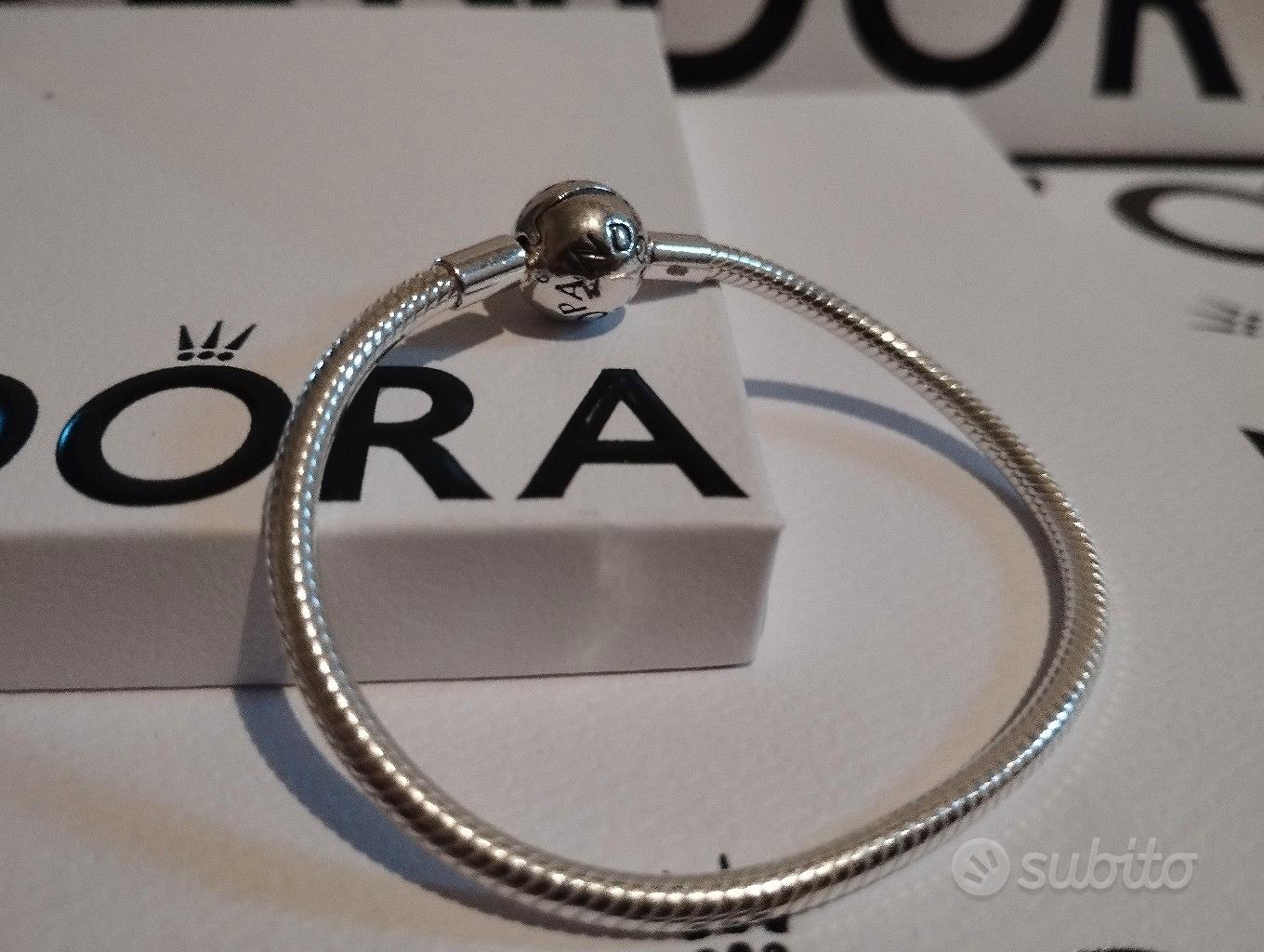 Bracciale Donna Ragazza Oro Giallo 9K Oroscopo Gemelli Brillante 18 Cm