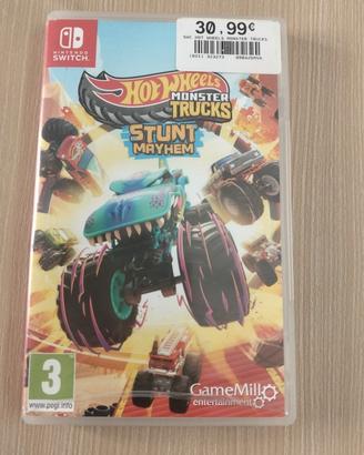 hot whelees monster trucks stunt mayhem