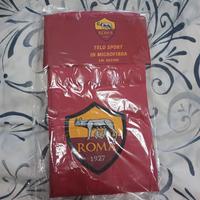 Telo towel sport microfibra As Roma con pochette 