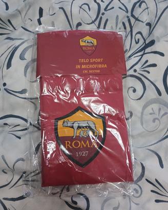 Telo towel sport microfibra As Roma con pochette 