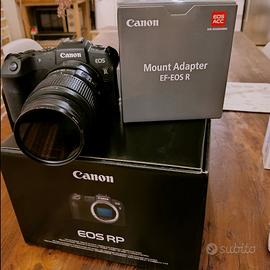 Canon EOS RP pari al nuovo con adattatore EF- EOSR