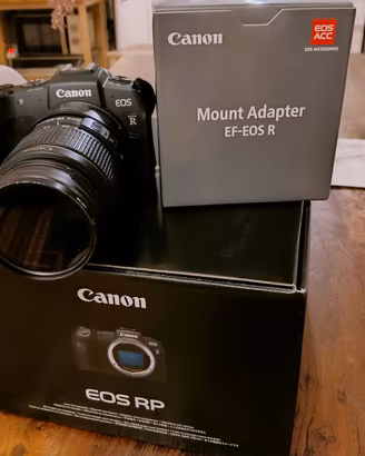 Canon EOS RP pari al nuovo con adattatore EF- EOSR