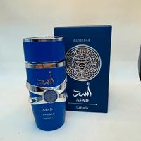 profumo lataffa Assad Zanzibar blu e nero