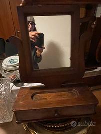 Specchio vintage psiche da tavolo