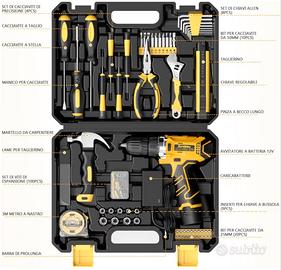 avvitatore  con accessori 