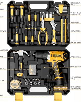 avvitatore  con accessori 