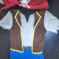 Vestito carnevale Pirata 8-9 anni