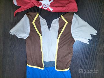 Vestito carnevale Pirata 8-9 anni