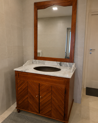 Mobile bagno in legno massello