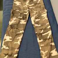 baggy jeans militari uomo 