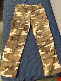 baggy jeans militari uomo 