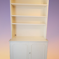 libreria laccata bianca