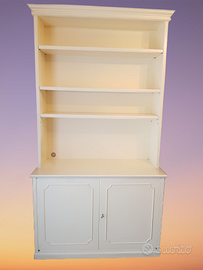 libreria laccata bianca