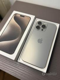 iPHONE 15 Pro Max 512GB Batteria 100%