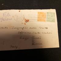 lettere con francobolli antiche 