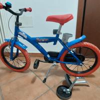 bicicletta spiderman 14 pollici bambino
