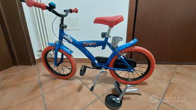 bicicletta spiderman 14 pollici bambino