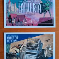 2 cartoline Marvel