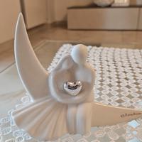 Claraluna - Statuina Sposini sulla Luna con Cuore