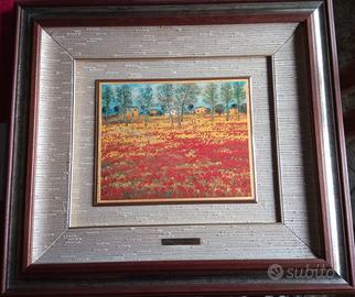 Michele Cascella Campo Di Papaveri 24ct