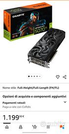 Gigabyte RTX 5070ti 