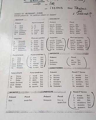 Dispensa  verbi francesi