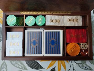 cofanetto di carte dal negro da collezione