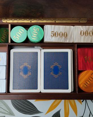 cofanetto di carte dal negro da collezione