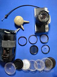 macchina fotografica fujica stx-1n con accessori 