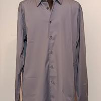Camicia luxury da uomo in cotone grigio - Prada