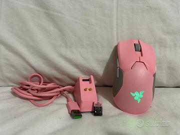 Razer Viper Ultimate Quartz Rosa + Dock | Perfetto