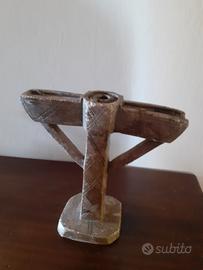 Candelabro candeliere portacandela etnico vintage